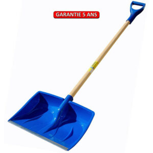Pelle à neige et poussoir polypro 500x380 cm  manche poignée plastique,pour le déneigement