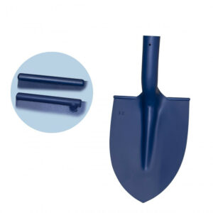 Pelle à terre avec rebords ronds soudés sans manche - 21 cm
