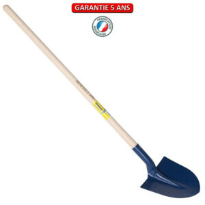 Pelle à terre, fortification 29 cm emmanchée 1,10 m , pour le maçon et le BTP