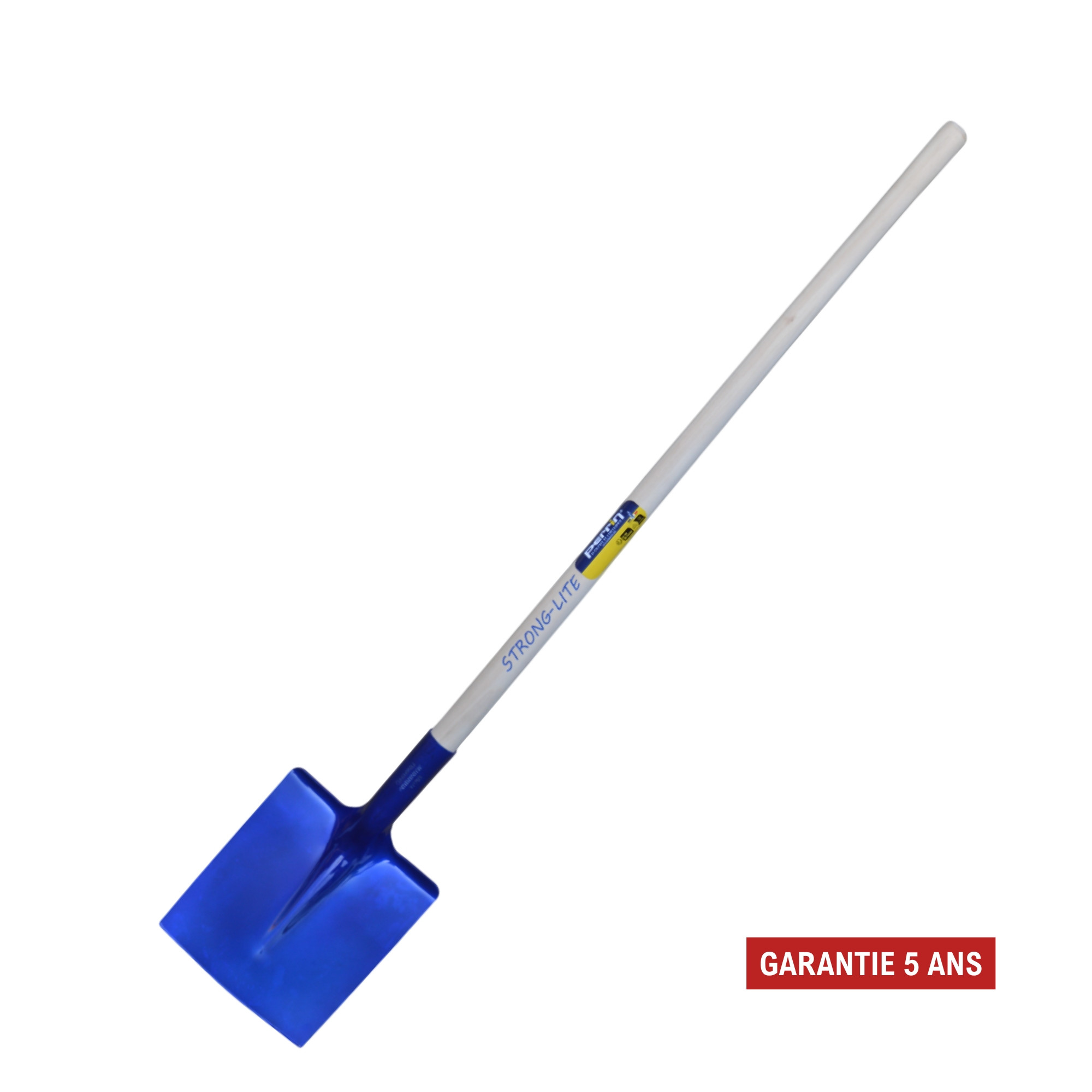Pelle aluminium carrée - 25 cm - Strong-Lite manche bois PEFC