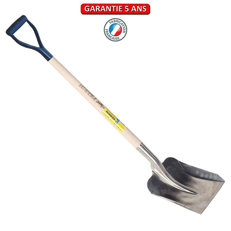 Pelle auto alu emmanchée en D