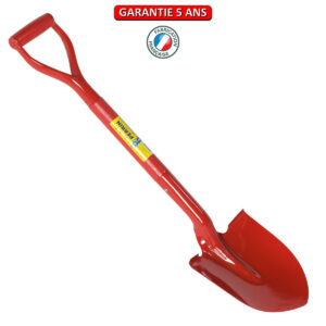 Pelle de bord avec manche poignée YD - 21 cm - Rouge