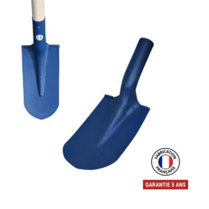 Pelle fortification 13 cm - rebords ronds soudés - sans manche - outil de terrassement