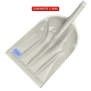 Pelle plastique blanche sans manche + étiquette alimentaire