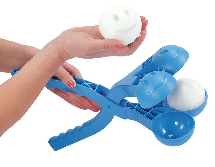 Pince à boule de neige 38 cm - bleu - accessoire hiver