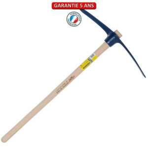 Pioche terrassier œil rond 3 kg - Emmanché droit 100 cm