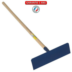 Racloir cantonnier de 35 douille soudée emmanché 1,30 m