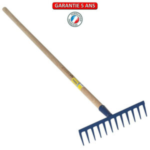 Râteau 12 dents droites emmanché 1,65m