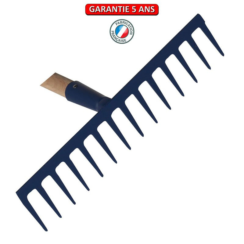 Râteau 12 dents droites sans manche soudé
