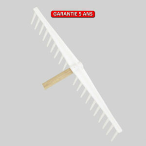 Rateau en polypropylène multi usage sans manche - 63 cm
