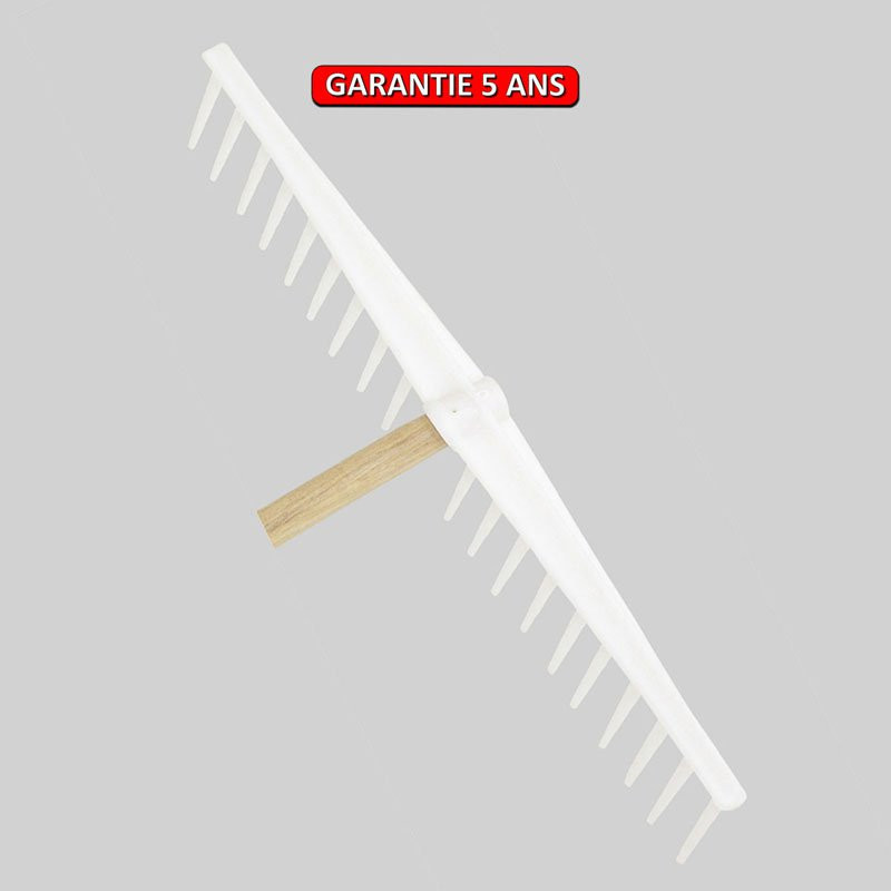 Rateau en polypropylène multi usage sans manche - 63 cm