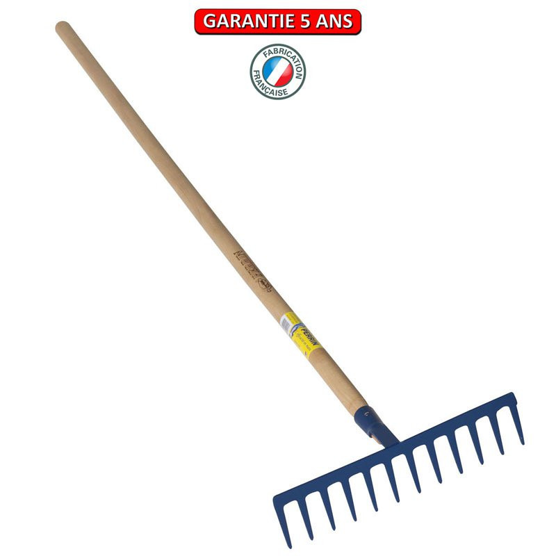Râteau forgé 12 dents droites manche 1,65 m