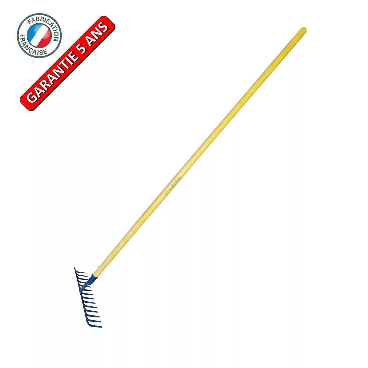 Râteau forgé 14 dents courbes - Manche fibre 1,50 m