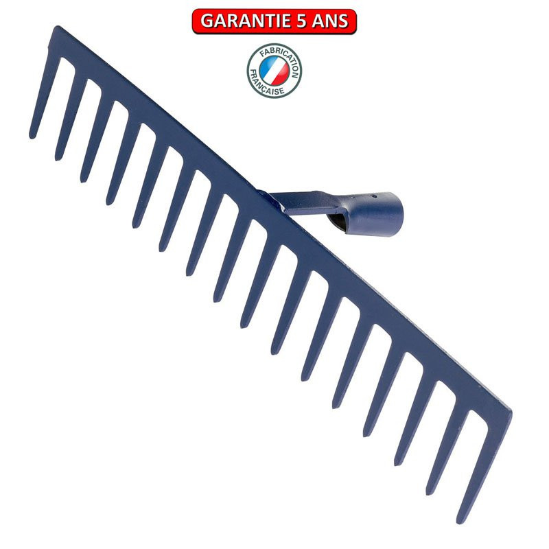 Râteau forgé 16 dents droites sans manche