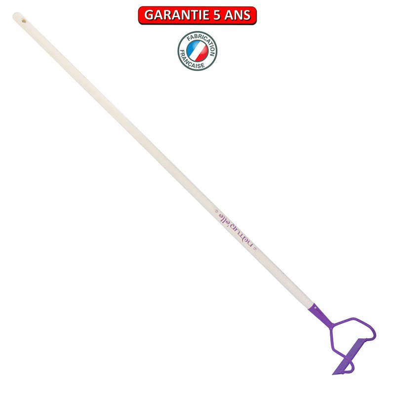 Ratissoire à tirer de 16cm, manche 130cm - Framboisine