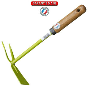 Serfouette à oignons panne et fourche emmanché 28cm