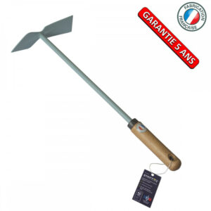 Serfouette à oignons panne et langue - manche extra-long bois PEFC