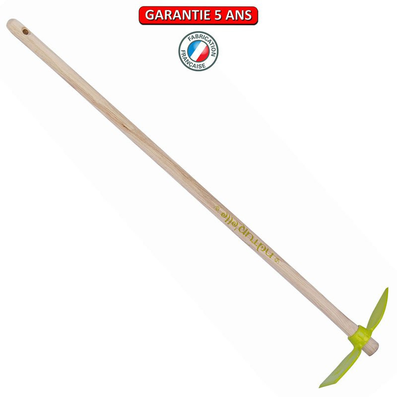 Serfouette panne & langue forgée manche 100cm - Kiwi