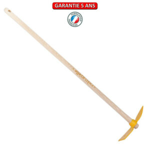 Serfouette panne & langue forgée manche 100cm - Miel