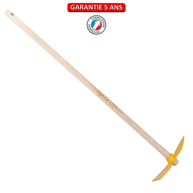 Serfouette panne & langue forgée manche 100cm - Miel