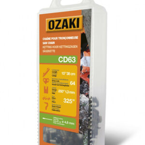 Chaîne de tronçonneuse OZAKI semi carrée: .325" .050 (1,3mm) 64 entraîneurs