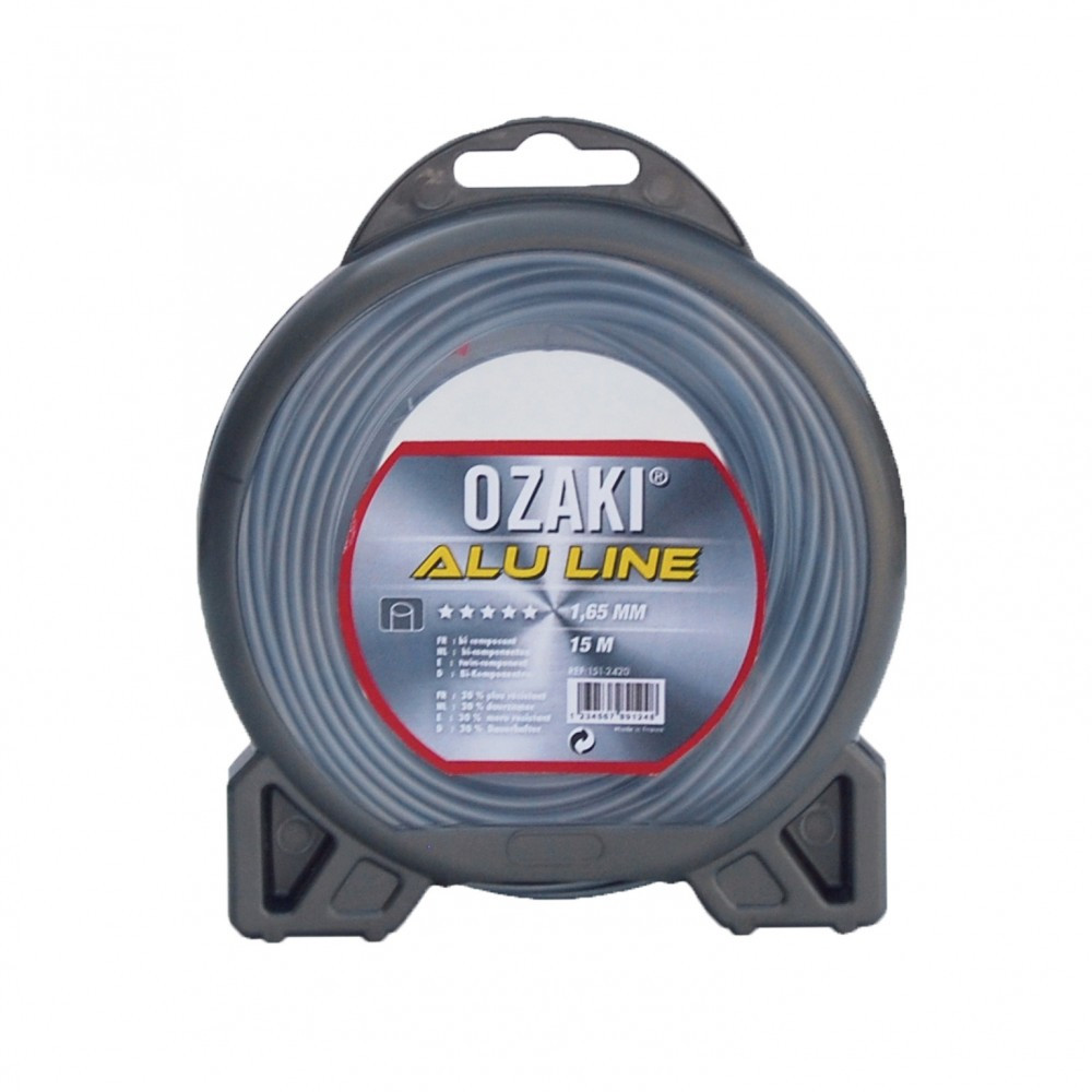 FIL NYLON ROND 15M DIAM 3MM ALU LINE