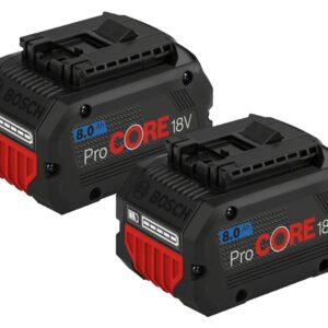 Pack 2 batteries 18 V ProCORE 8.0 Ah BOSCH