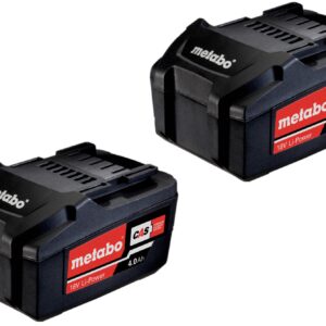Pack 2 batteries Metabo LI-POWER 18 V 4.0Ah