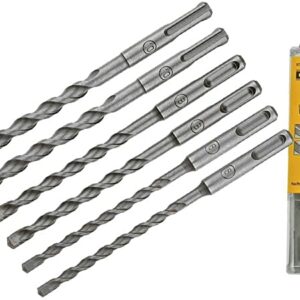 Pack 6 forets SDS Plus 160 mm DEWALT DT60302-QZ