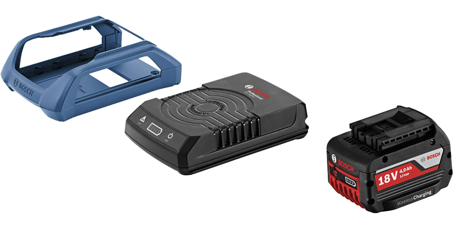 Pack à induction 18 V GBA 1 batterie 2AH + chargeur GAL 1830W en boite carton BOSCH 1600A003NA