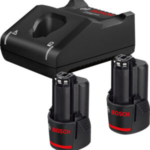 Pack de 2 batteries GBA 12 V 3.0 Ah + chargeur GAL 12V-40 BOSCH 1600A019RD