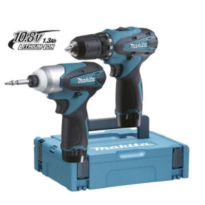 Pack de 2 outils 10,8V (DF330D - TD090D) + 2 batteries 1,3 Ah + chargeur + coffret MAKPAC MAKITA LCT204J