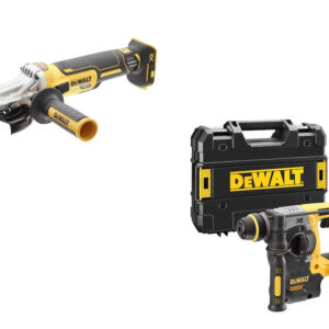 Pack de 2 outils XR 18V (DCG405 - DCH273) (Sans batterie ni chargeur) en coffret T-STAK DEWALT