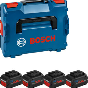 Pack de 4 batteries 18 V Procore 5,5 Ah en coffret L-BOXX BOSCH 1600A02A2U