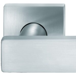 Paire de béquilles sur rosaces 1003 carré de 7 mm aluminium 01 FSB 0 34 1003 06809 0105