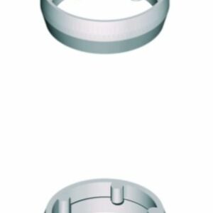 Paire de bouchons inox pour DIVA V et VI LA CROISEE DS DS6958-P