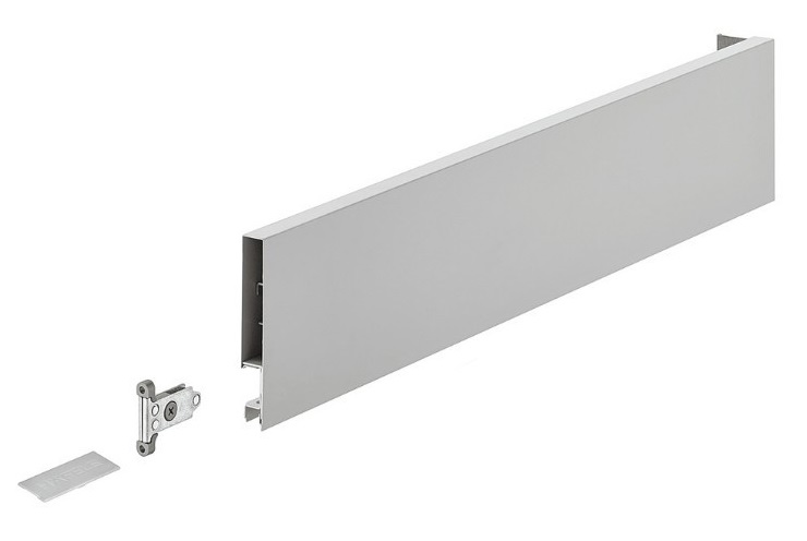 Paire de côtés Matrix Box Slim hauteur 89 mm longueur 450 mm en acier laqué blanc 552.21.714