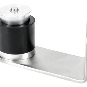 Paire de pattes Fix déporté 45° diamètre 40 mm inox 304 satiné HERACLES B-INOX-PAFIX02