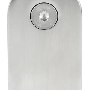 Paire de pattes Fix droite 90° diamètre 40mm inox 304 satiné HERACLES B-INOX-PAFIX01