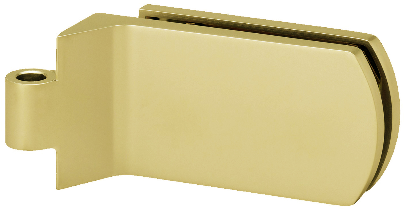 Paire de paumelle arrondie pour feuillure de 35 mm laiton poli METALUX NM98138000