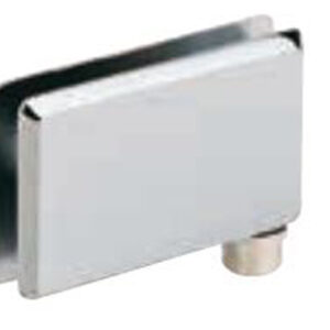 Paire de pentures de vitrine axe rétractable chromé mat STREMLER 3270.31.0