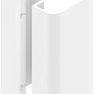 Paire de poignée aileron 200 mm laqué blanc RAL9010 LA CROISEE DS DS6821-P036