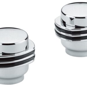 Paire de poignées chrome/noir GROHE 18996000