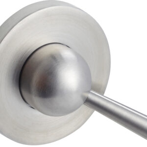 Paire de rosace condamnation à voyant inox pour OVALIS VACHETTE 080881