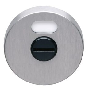 Paire de rosaces Stainless inox à condamnation voyant - NORMBAU - CI-2358360009