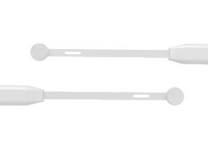 Paire de verrous à coulisse 40 - 40 blanc POLLUX 000185