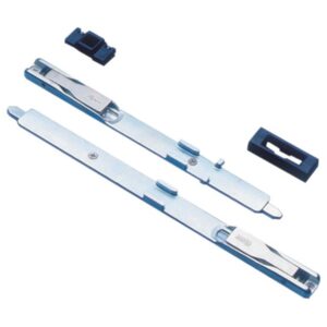 Paire de verrous en applique pour porte semi-fixe + gâche modèle 1503 zingué FAPIM 1503_Z5