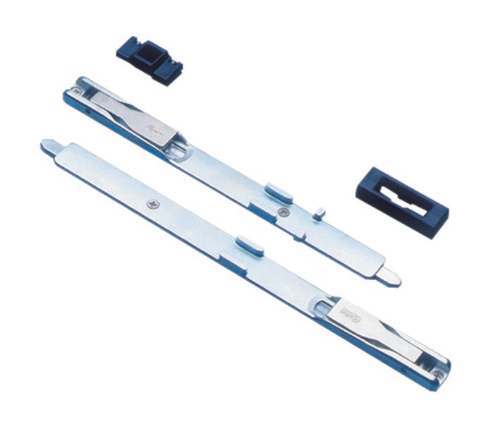 Paire de verrous en applique pour porte semi-fixe + gâche modèle 1503 zingué FAPIM 1503_Z5