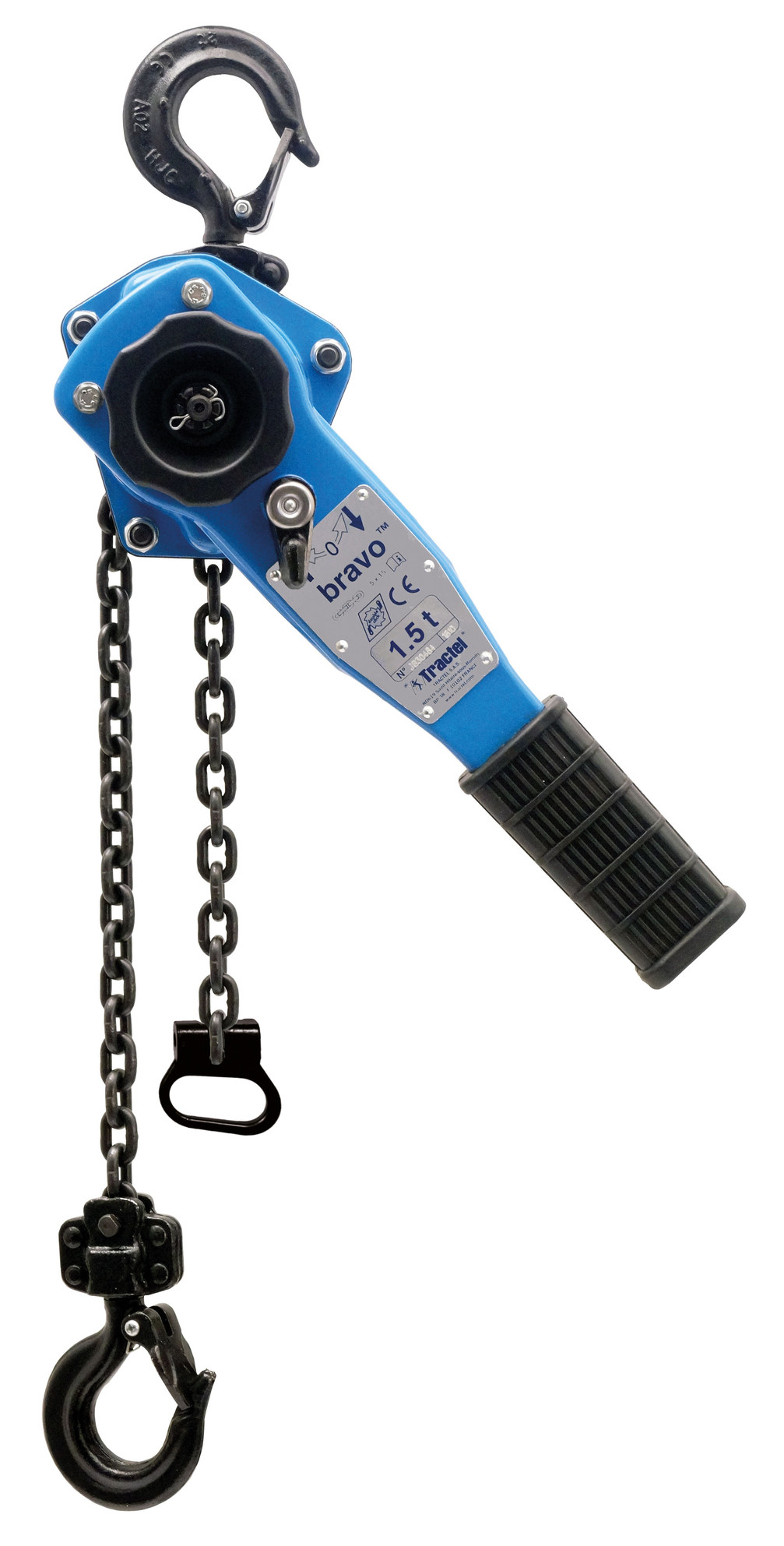 Palan levier Bravo Efficient 1,5 T levée 1m50 TRACTEL 299599