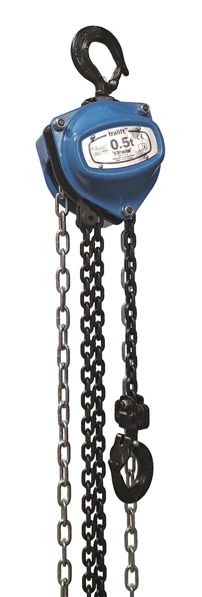 Palan Tralfit 2 tonnes levée 3 m TRACTEL 299559